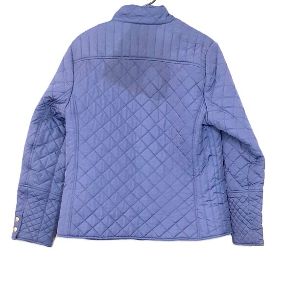 Faded Glory Woman's Jacket Size LARGE, Zip Closure, Dark Blue, Dark Spot on back - Picture 2 of 9